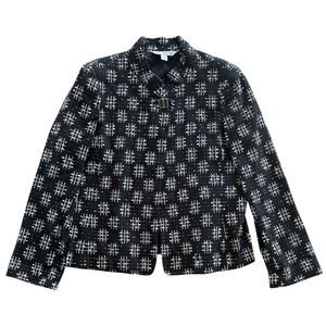 Austin Reed Black and White Patterned Blazer